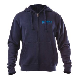 FELPA CON ZIP BRN BLU TG. XXL