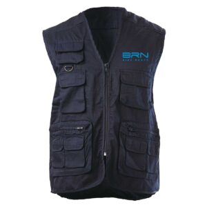 GILET BRN BLU 9 TASCHE TG. M