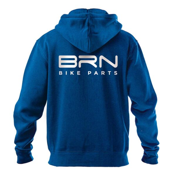 FELPA CON ZIP BRN AZZURRA TG. XL - immagine 2