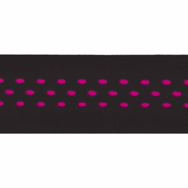 NASTRO MANUBRIO BRN DOTS NERO/FUXIA