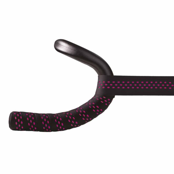 NASTRO MANUBRIO BRN DOTS NERO/FUXIA - immagine 2