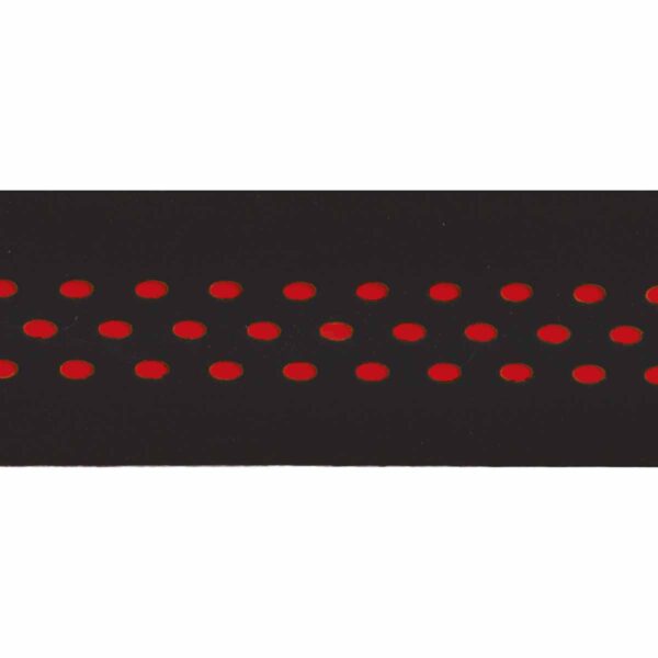 NASTRO MANUBRIO BRN DOTS NERO/ROSSO