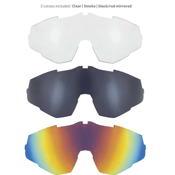 OCCHIALI BRN RX01 NERI/GIALLI FLUO - immagine 3