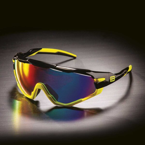 OCCHIALI BRN RX01 NERI/GIALLI FLUO - immagine 4