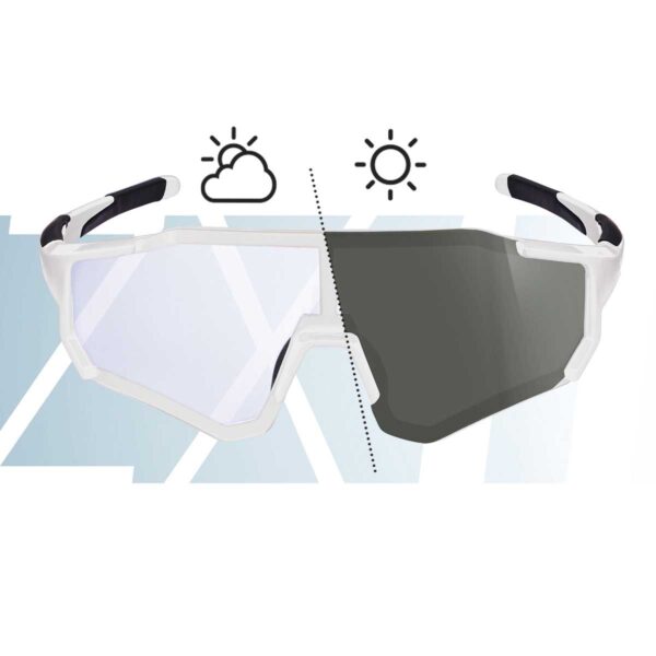 OCCHIALI BRN ZX11 FOTOCROMATICI BIANCHI/NERI - immagine 3