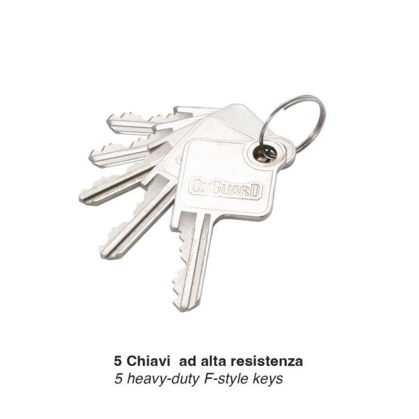 LUCCHETTO ONGUARD BULLMASTIFF IN ACCIAIO 10 mm - immagine 2