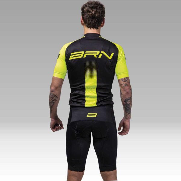 PANTALONE BRN CON BRETELLE UOMO GIALLO FLUO TG. XXL - immagine 4
