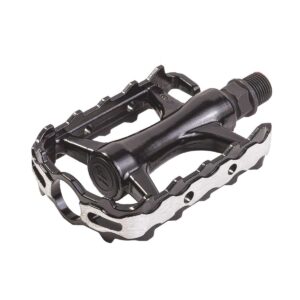PEDALI BRN MTB IN ALLUMINIO CON PERNO SU SFERE NERI/SILVER