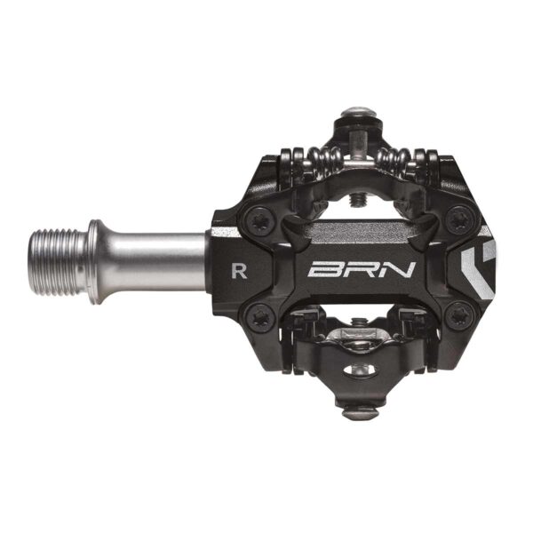 PEDALI BRN JET IN ALLUMINIO CNC NERI - immagine 2