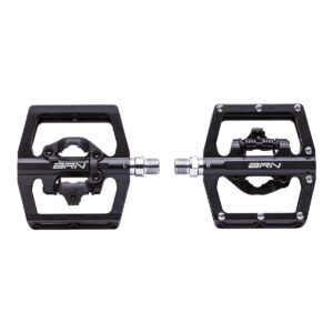 PEDALI BRN FLAT ALLOY CNC DUAL FUNCTION NERI