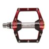 PEDALI BRN YAK ALLUMINIO CNC ROSSI - immagine 2
