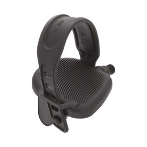 PEDALI BRN CYCLETTE CON CINTURINI E PERNO 9/16" NERI