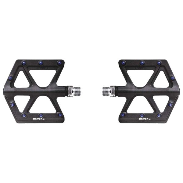 PEDALI BRN COMPOSITE KITE NERI CON 8 PINS BLU