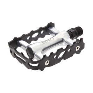 PEDALI BRN MTB IN ALLUMINIO NERO/SILVER