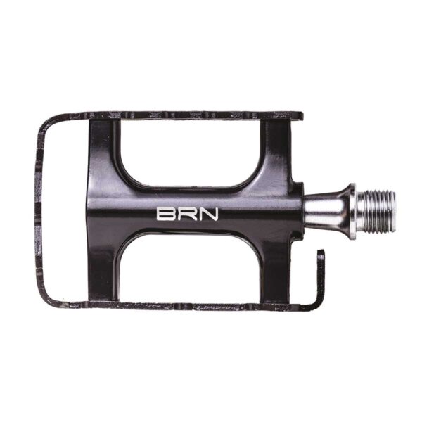 PEDALI BRN MTB FORCE IN ALLUMINIO NERI - immagine 2