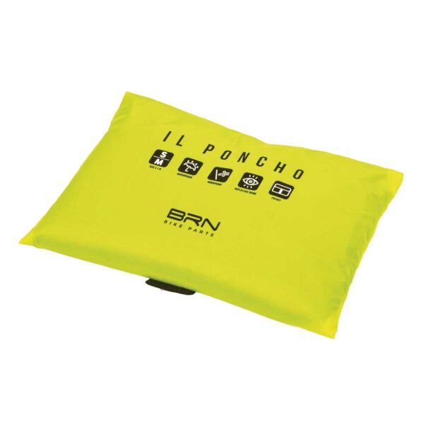 PONCHO BRN NERO/GIALLO FLUO TG. L/XL - immagine 4