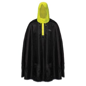 PONCHO BRN NERO/GIALLO FLUO TG. S/M