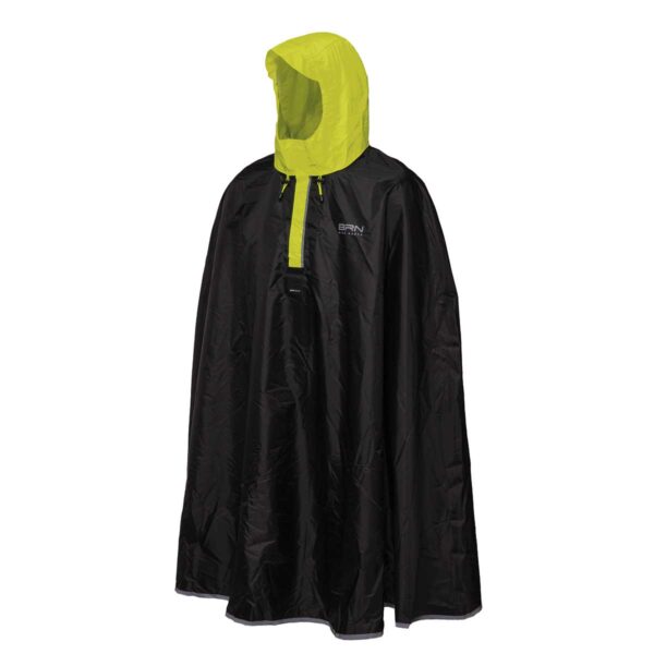 PONCHO BRN NERO/GIALLO FLUO TG. S/M - immagine 3