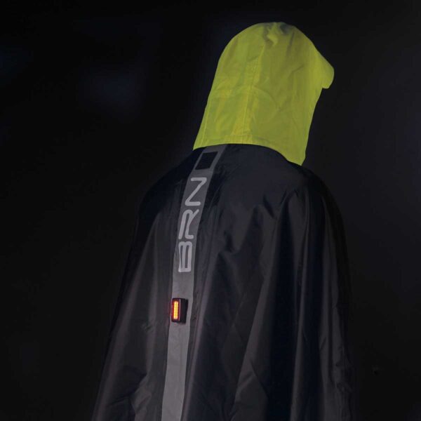 PONCHO BRN NERO/GIALLO FLUO TG. S/M - immagine 6