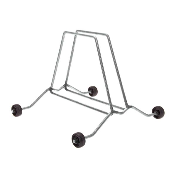 PORTACICLO BRN LUSSO CON ROTELLINE SILVER