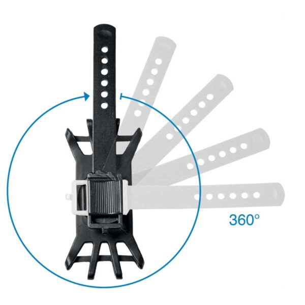 PORTA-SMARTPHONE BRN AL MANUBRIO 360° NERO - immagine 3