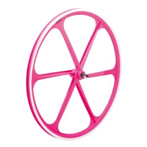 RUOTA ANTERIORE FIXED 6 RAZZE FUCSIA FLUO