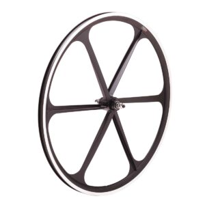 RUOTA POSTERIORE FIXED 6 RAGGI NERA