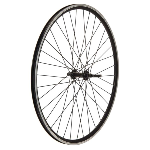 RUOTA 26" MTB NERA POSTERIORE A CASSETTA