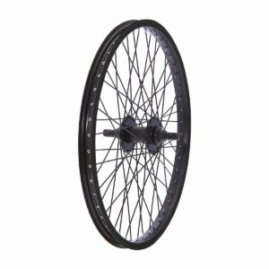 RUOTA BMX ANTERIORE NERA IN ALLUMINIO