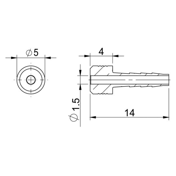 SPINA PER GUAINA MAGURA 2,2 mm - immagine 2