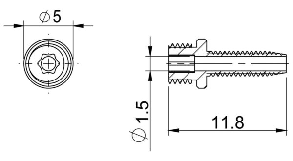 SPINA PER GUAINA SRAM  2,1 mm - immagine 2