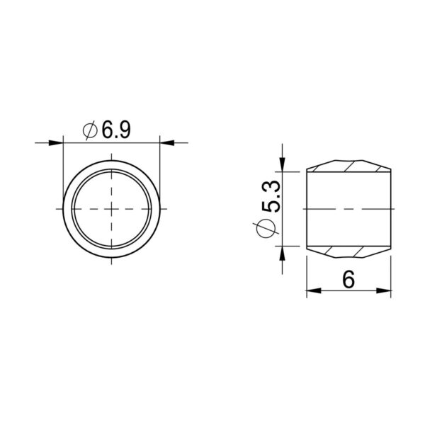 OGIVA PER GUAINA 5 mm SHIMANO - immagine 2