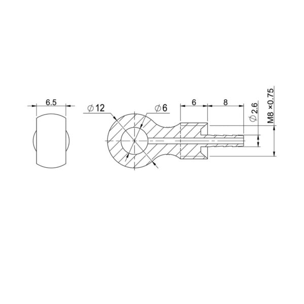 BULLONE/BANJO PER GUAINA SHIMANO - immagine 2