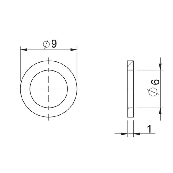COPPER O-RING 1 MM - immagine 2