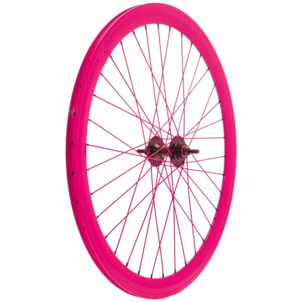 RUOTA FIXED FLUO FUCSIA ANTERIORE