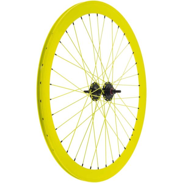 RUOTA FIXED FLUO GIALLA ANTERIORE