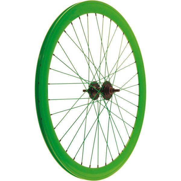 RUOTA FIXED VERDE FLUO ANTERIORE