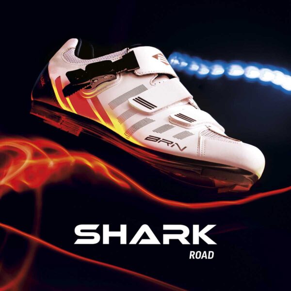 SCARPE BRN SHARK ROAD BIANCHE TG. 45 - immagine 4