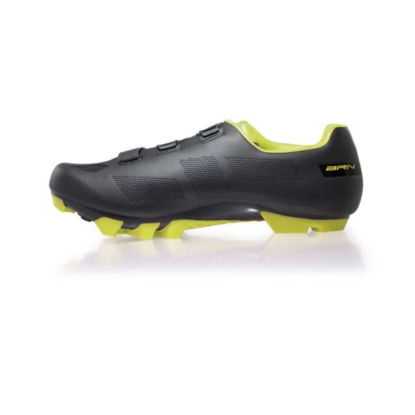 SCARPE BRN XC MTB NERE/GIALLE FLUO TG. 45 - immagine 2