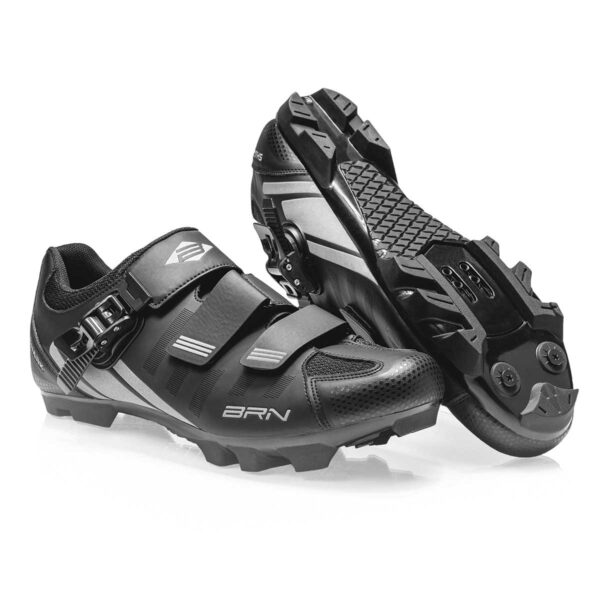SCARPE BRN SHARK MTB NERE TG. 46 - immagine 3