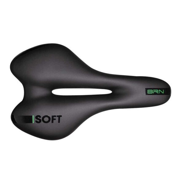 SELLA BRN DYNAMIC SPORT SOFT UOMO NERA/VERDE - immagine 2