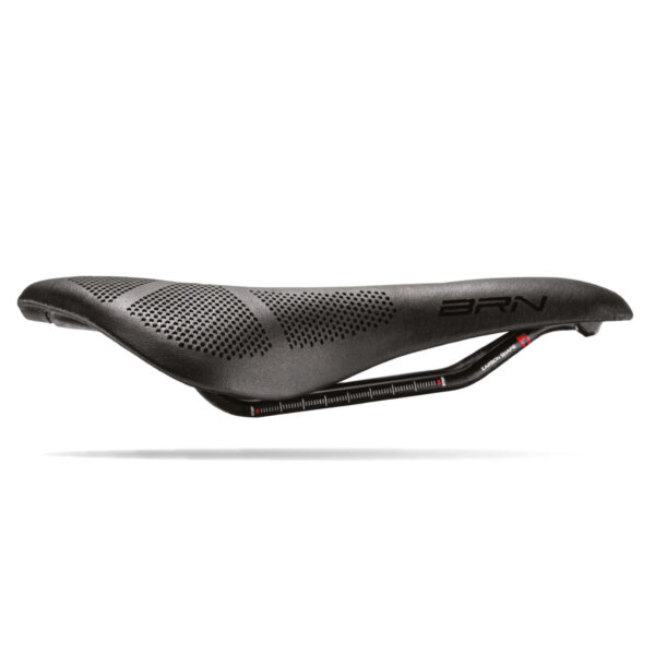 SELLA BRN CARBON SHAPE SHORT 250 x 130 ø 7 mm NERA - immagine 4