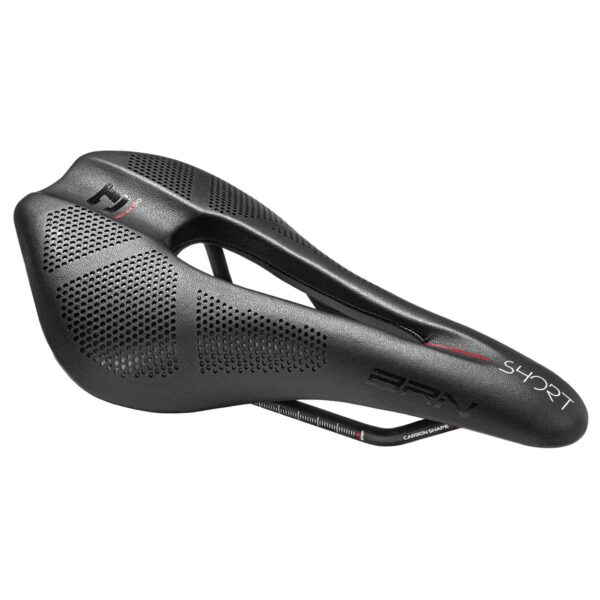 SELLA BRN CARBON SHAPE SHORT 250 x 130 ø 7 mm NERA