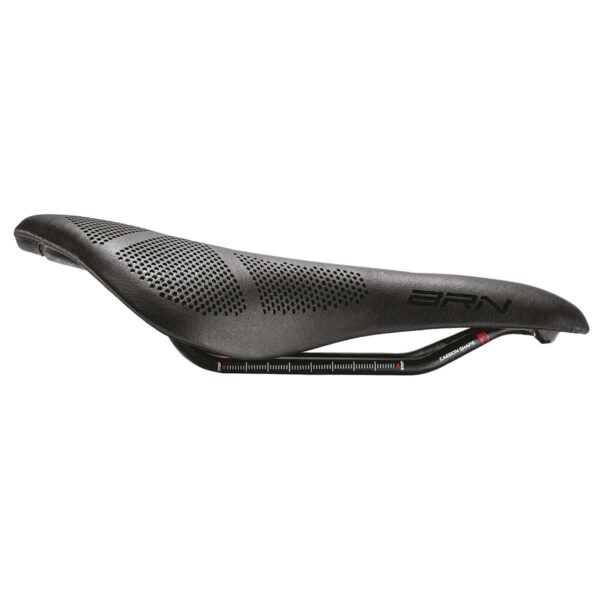 SELLA BRN CARBON SHAPE SHORT 250 x 130 ø 7 mm NERA - immagine 3