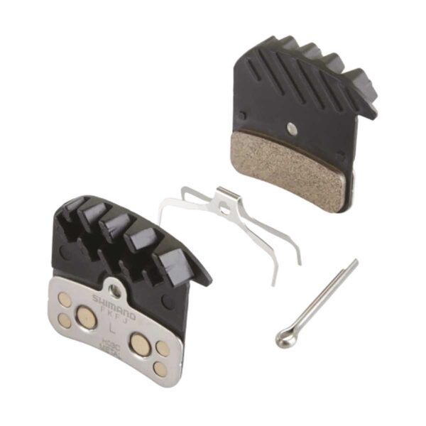 PASTIGLIE FRENO SHIMANO XT METAL CON ALETTA H03C