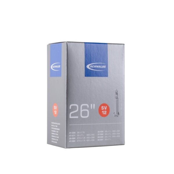 CAMERA SCHWALBE 26 x 1 3/8-27.5 x 1.75 FRANCESE 40SV12
