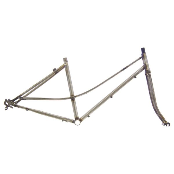 TELAIO DONNA 28" DUE TUBINI ACCIAIO GREZZO
