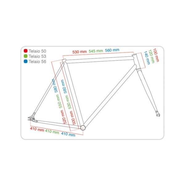 TELAIO FIXED CON CONGIUNZIONI 50 cm GREZZO - immagine 4