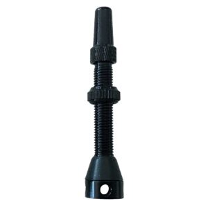 VALVOLA ALLUMINIO NERA BASE FORATA 60 mm