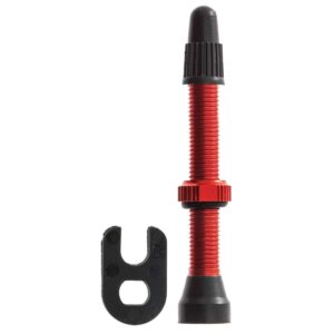 VALVOLA ROSSA 60 mm IN ALLUMINIO PER TUBELESS